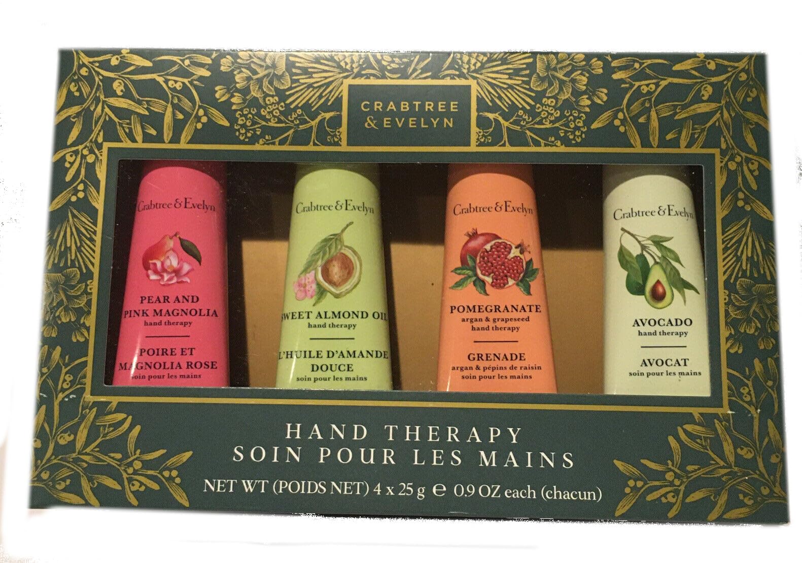 Amazon.com : Crabtree & Evelyn Holiday Baubles Hand Therapy 4pc